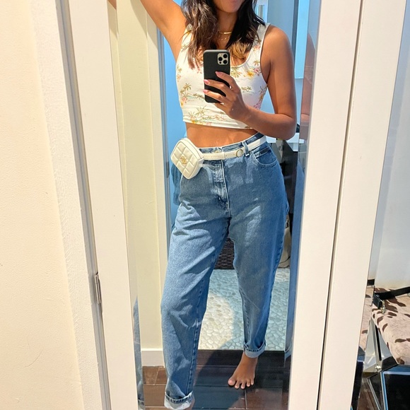 Chanel white Caviar Coin bag waist belt pouch GHW - Picture 7 of 15